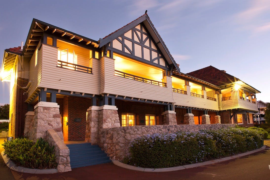exterior of Caves House, a country pub in Yallingup WA
